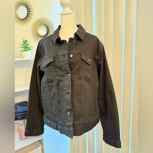 Time and Tru Charcoal Jean Jacket